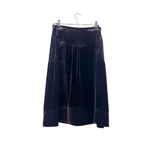 Entracte jupe mi-longue en velours - Taille M - Très bon état sur Label Emmaüs